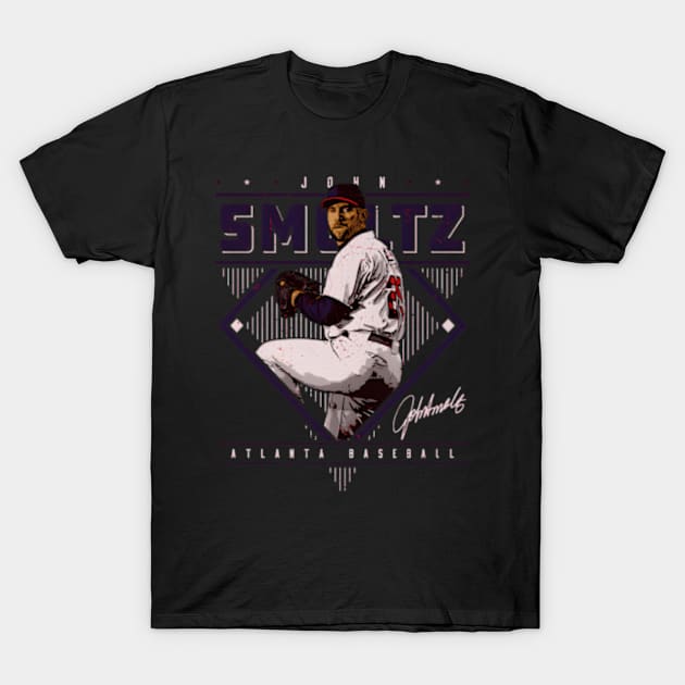 John Smoltz Atlanta T-Shirt by Lonacrumton